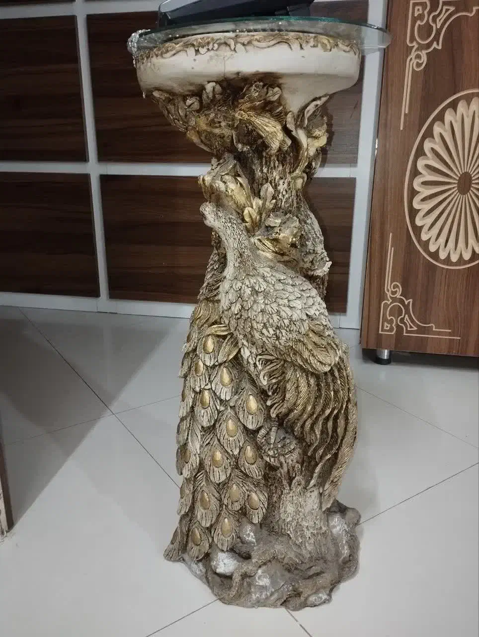 پایه دکوری طرح طاووس|صنایع دستی و سایر لوازم تزئینی|مشهد, شهید بهشتی|دیوار