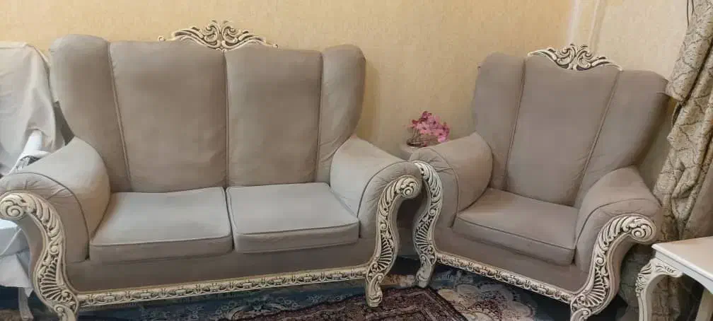 مبل راحتی کاملا سالم|مبلمان خانگی و میز عسلی|اهواز, فرهنگ شهر|دیوار