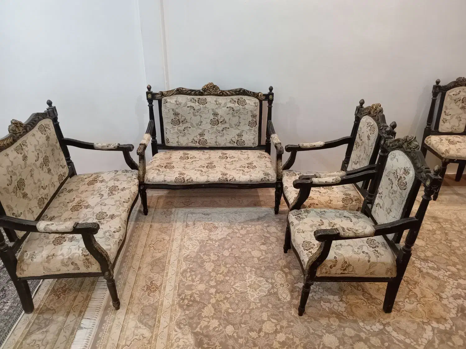مبل سلطنتی|مبلمان خانگی و میز عسلی|قوچان, |دیوار