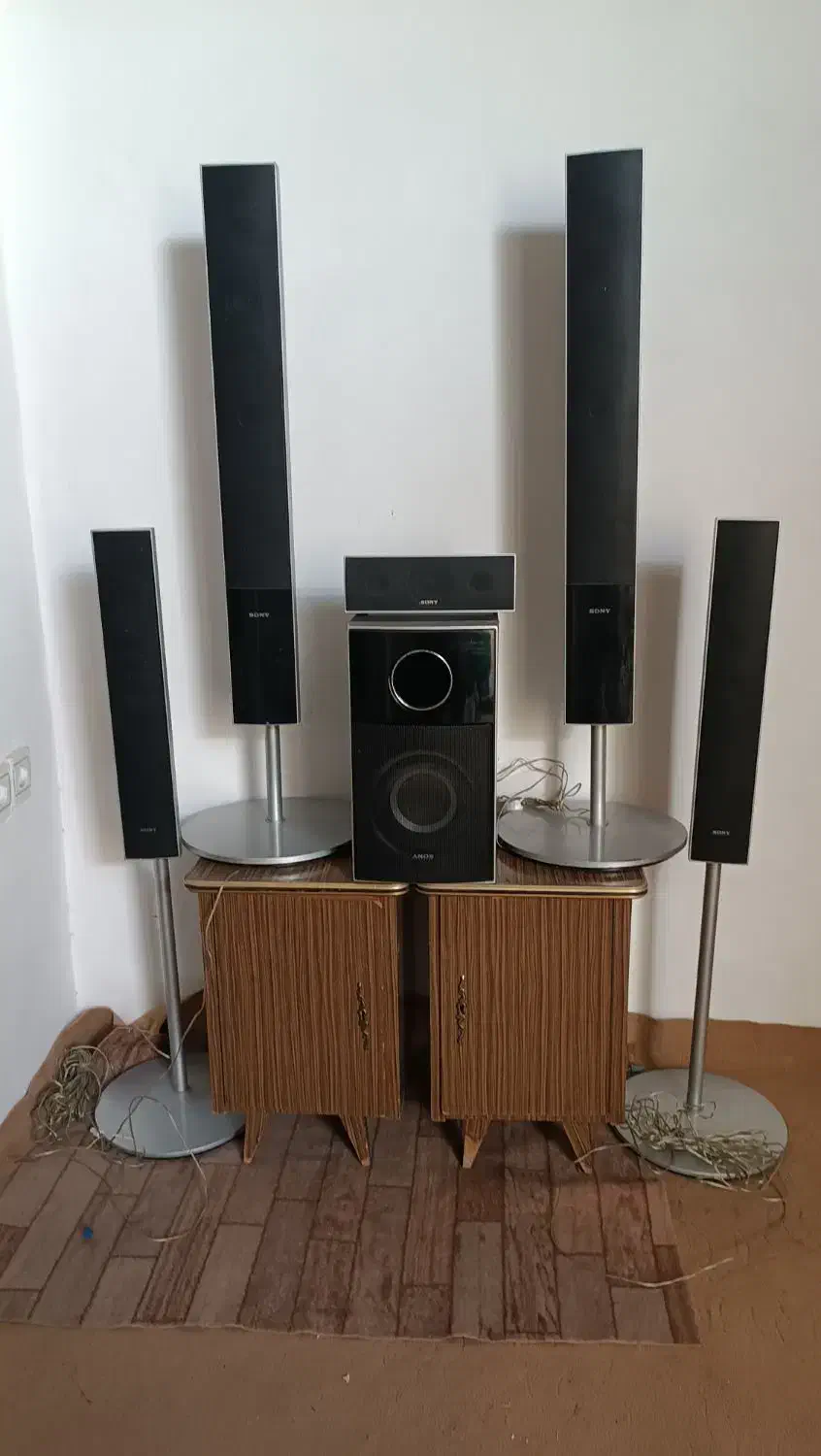 ۵عدد باند اسپیکر سونی و آمپلی مارشال|سیستم صوتی خانگی|زنجان, |دیوار