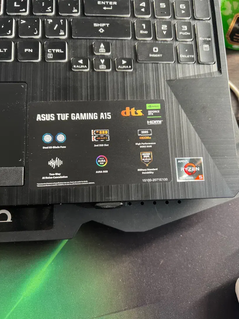 لپتاب ایسوس tuf a15 گیمینگ|رایانه همراه|تهران, مشیریه|دیوار