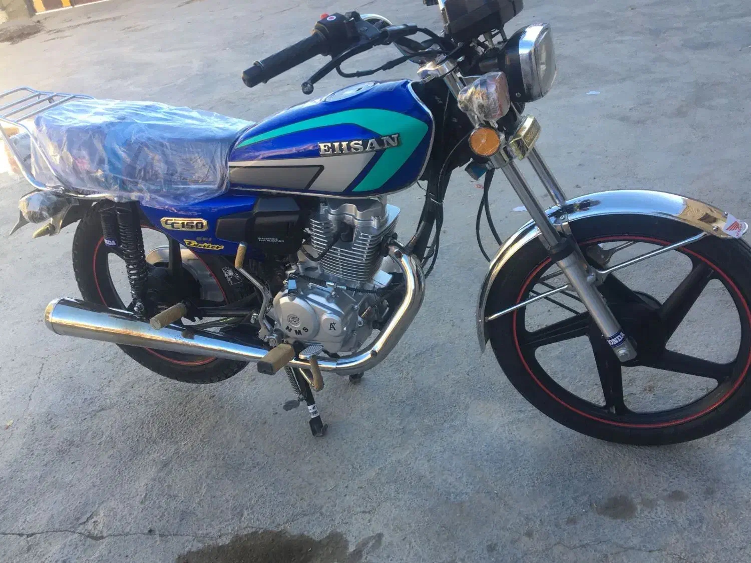 موتور احسان ۱۵۰ ریموتی مدل ۴۰۳|موتورسیکلت|اسدآباد, |دیوار