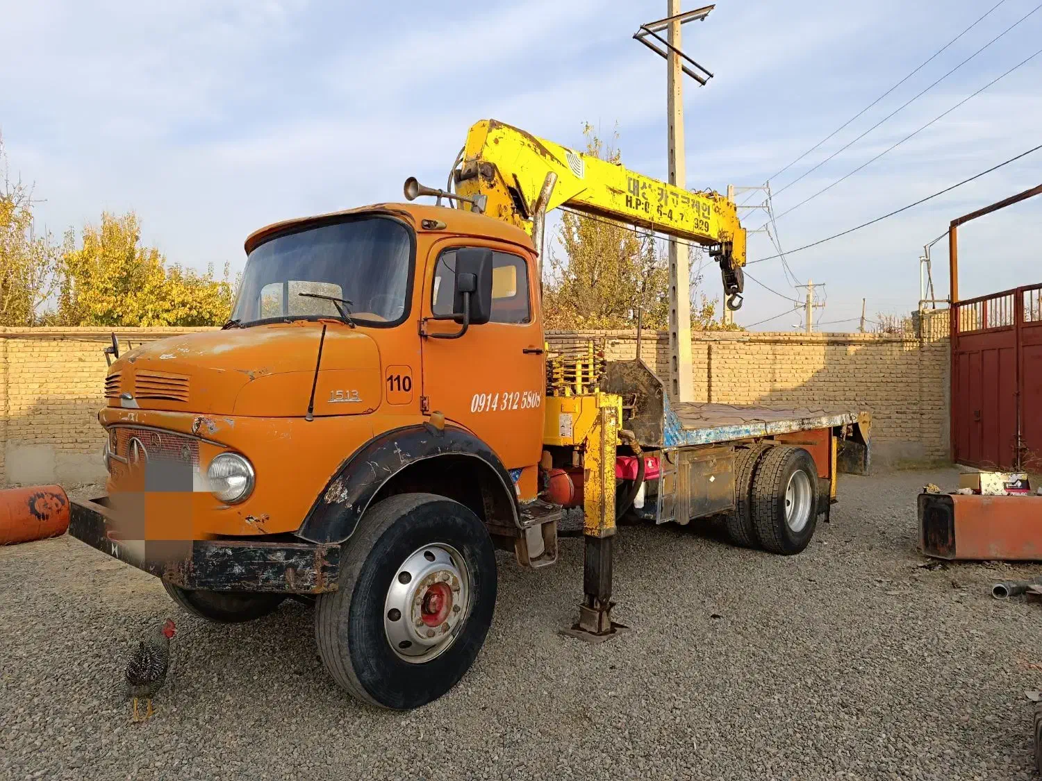 جرثقیل کفیدار بنز1513مدل1353|خودرو سنگین|تهران, ترمینال جنوب|دیوار