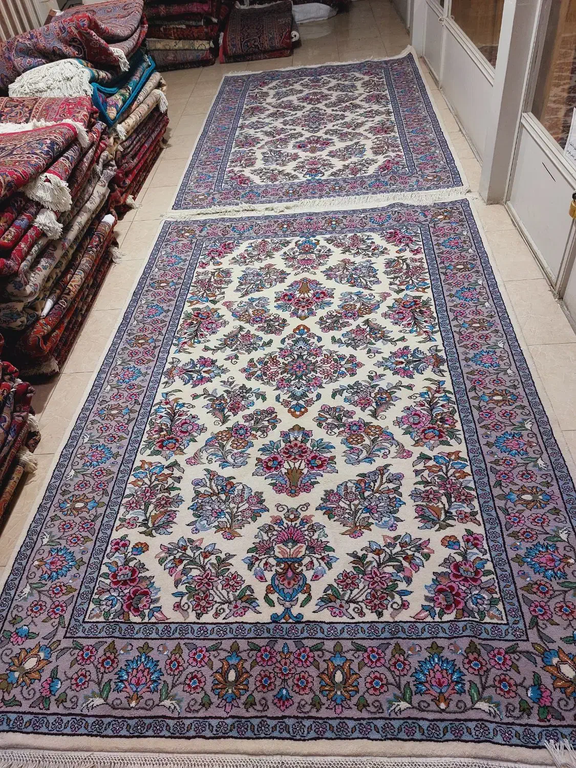 جفت ۶متری دستباف گل امریکایی|فرش|تهران, بازار|دیوار