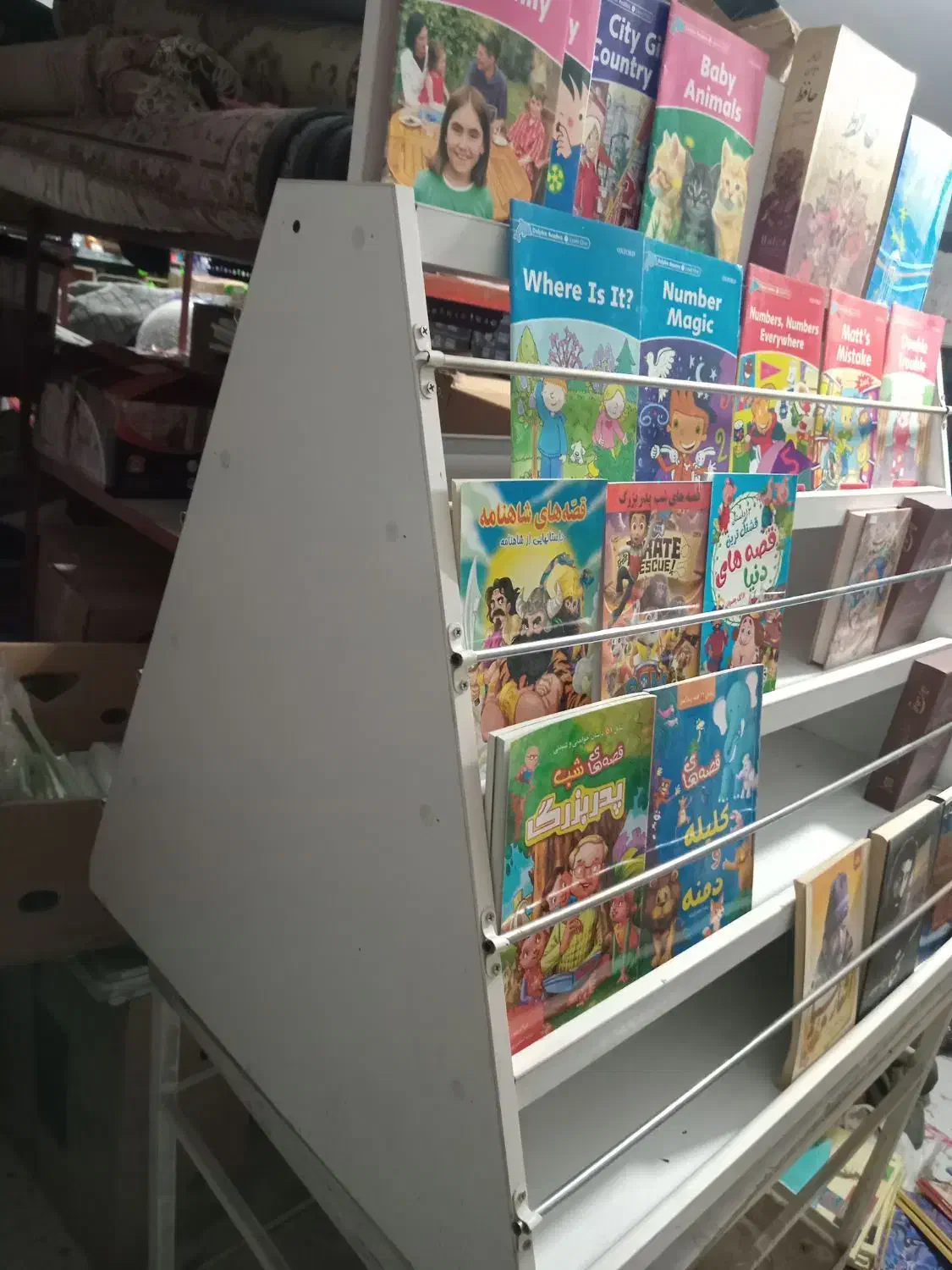 استند کتاب  دو طرفه|کتابخانه، شلف، قفسه‌های دیواری|شهریار, شهریار|دیوار