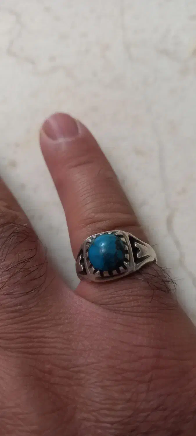 انگشترهای نقره باسنگهای اصلی وتو گردنی حزر۲۸گرم|جواهرات|اراک, |دیوار