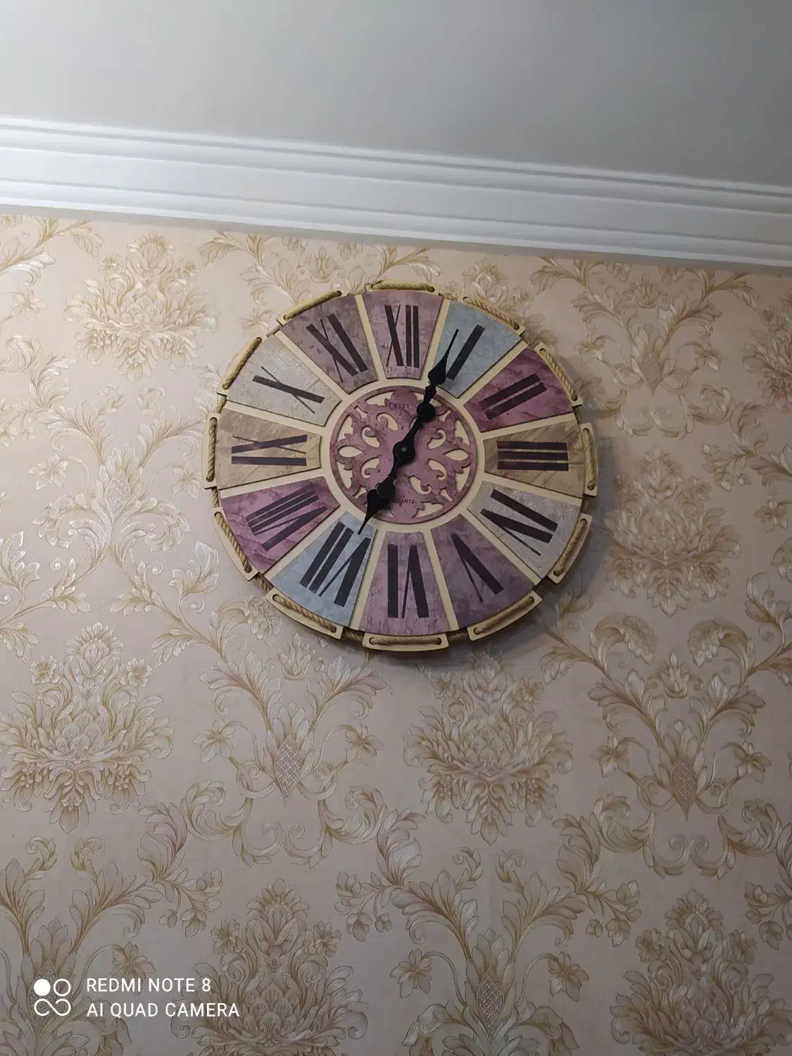 ساعت دیواری طرح لوتوس|ساعت دیواری و تزئینی|اسلامشهر, شهرک قائمیه|دیوار