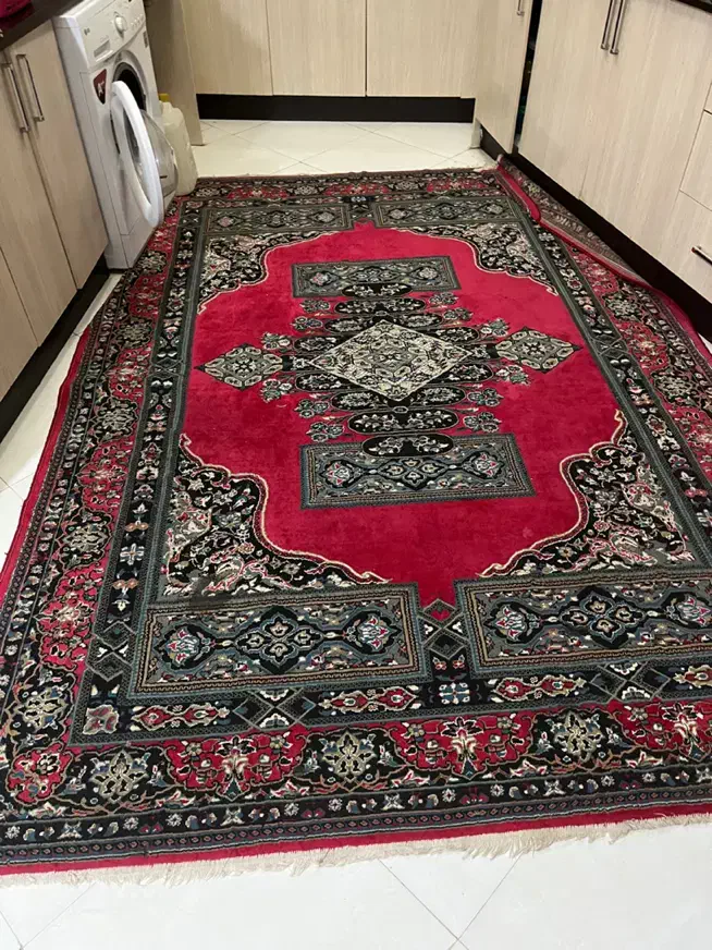 قالی قرمز سنتی|فرش|اهواز, کمپلو شمالی|دیوار