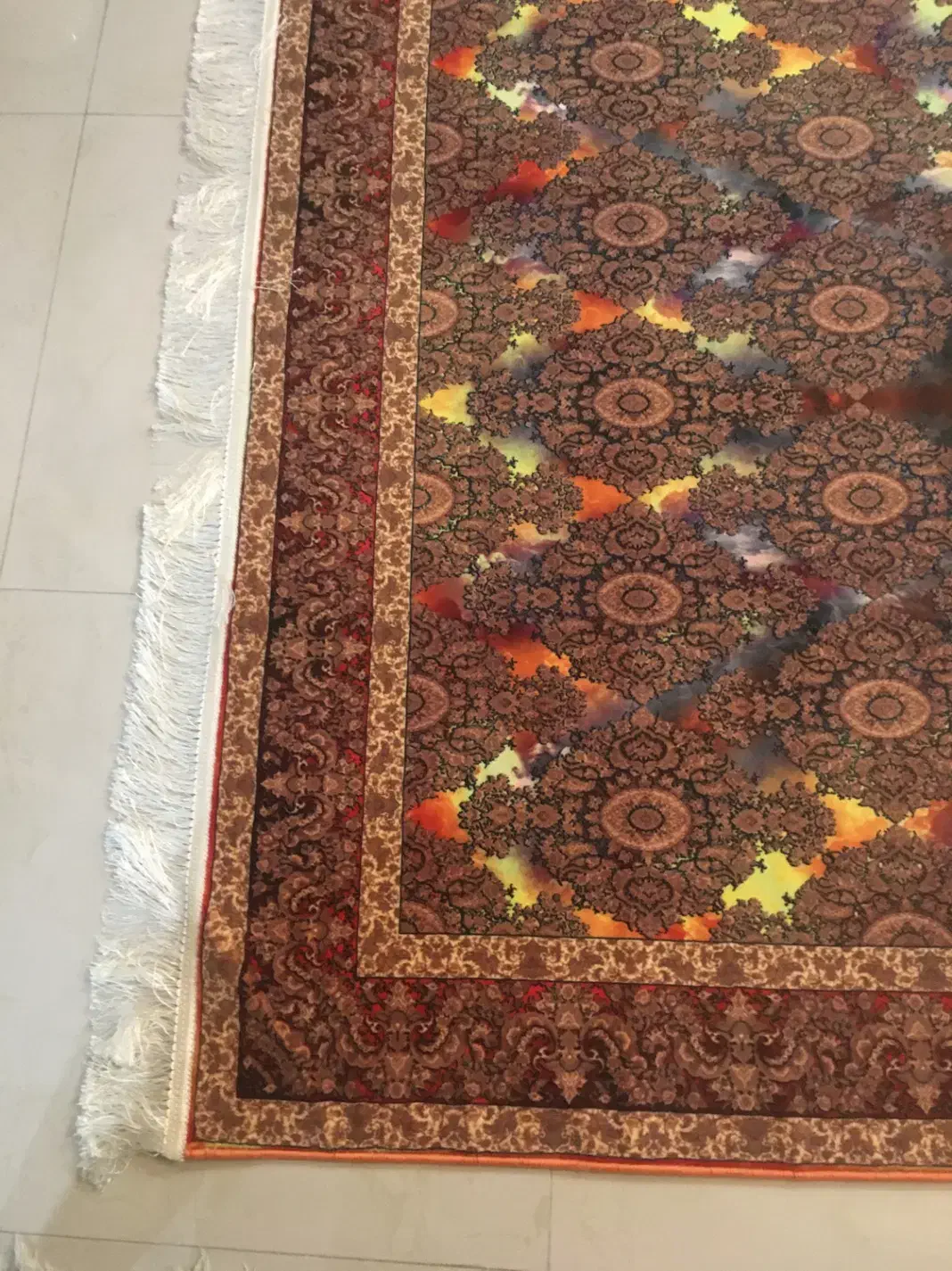 فرش ماشینی ۴ متری طرح مدرن کاملا نو|فرش|تهران, کاشانک|دیوار