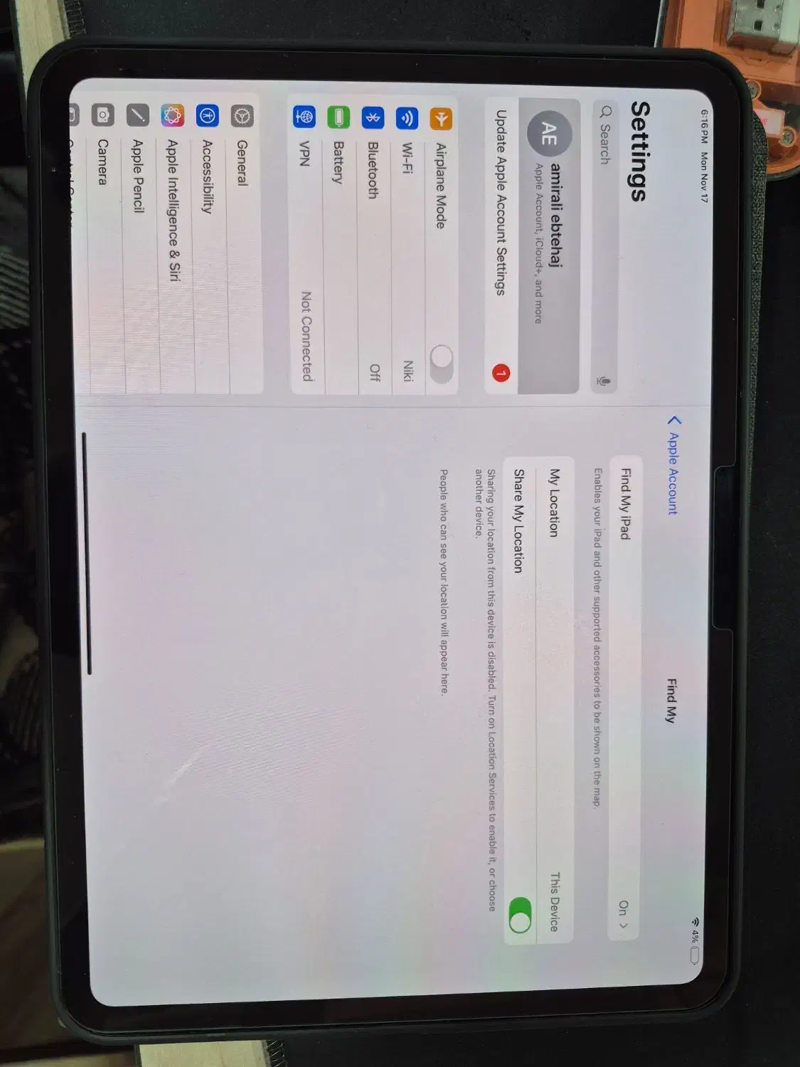 IPAD PRO M4 2024|تبلت|شیراز, ستارخان|دیوار