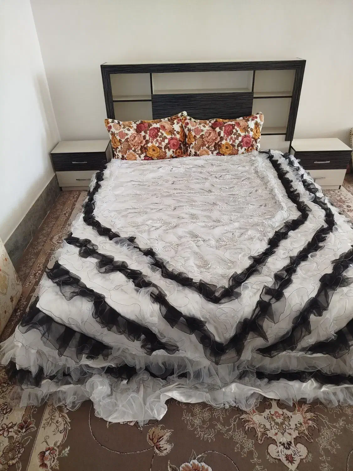 تخت خواب دونفره|تخت و سرویس خواب|الشتر, |دیوار