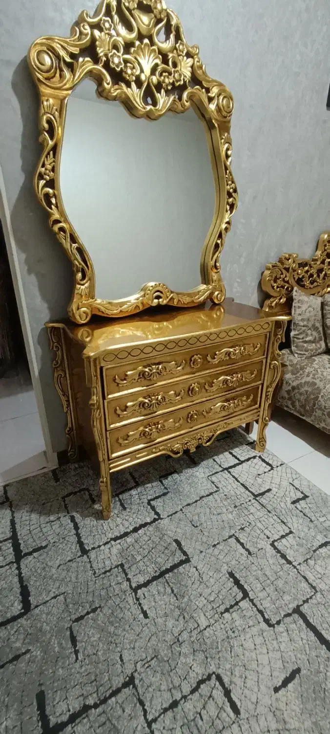 تخت خواب ۲ نفره وتشک و گهواره نوزاد|تخت و سرویس خواب|گلستان (تهران), |دیوار
