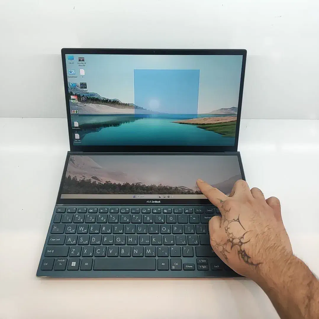 لپ تاپ تاچ ASUS Zenbook DOU UX482 اوپن باکس|رایانه همراه|شیراز, عفیف‌آباد|دیوار