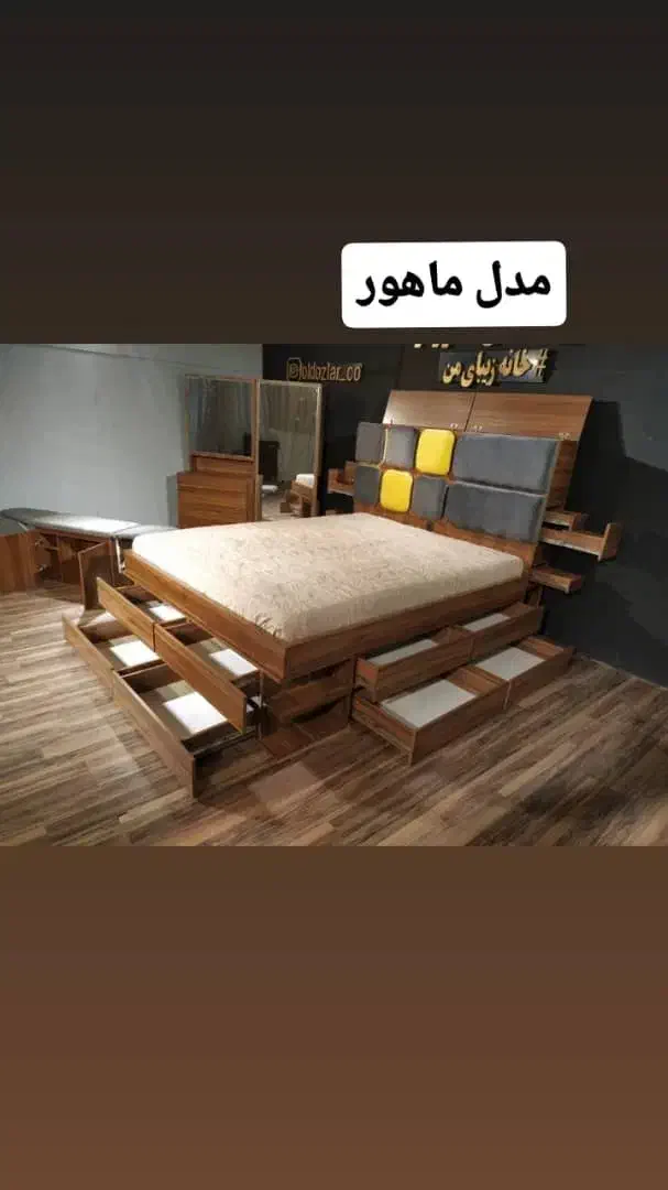 سرویس خواب ماهور|تخت و سرویس خواب|رباطکریم, شهرک صنعتی زوارهای|دیوار