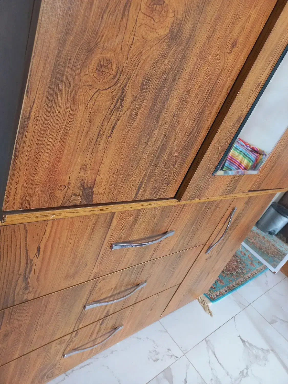 کمد ام دی اف ۳ تکه|تخت و سرویس خواب|قرچک, مهدیه|دیوار