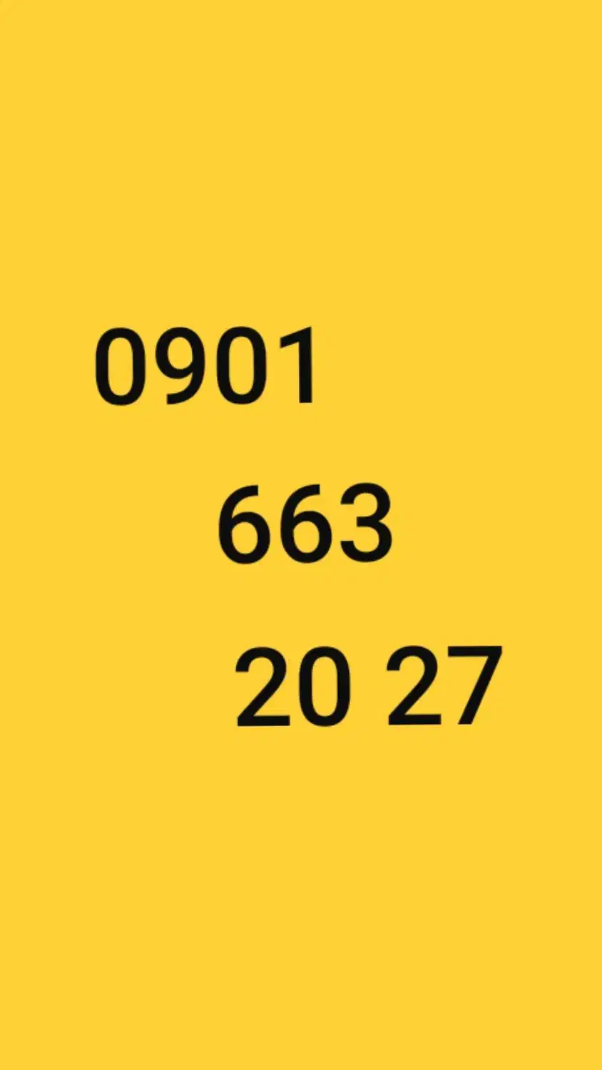 0901   663   20  27|سیم‌کارت|تهران, نارمک|دیوار