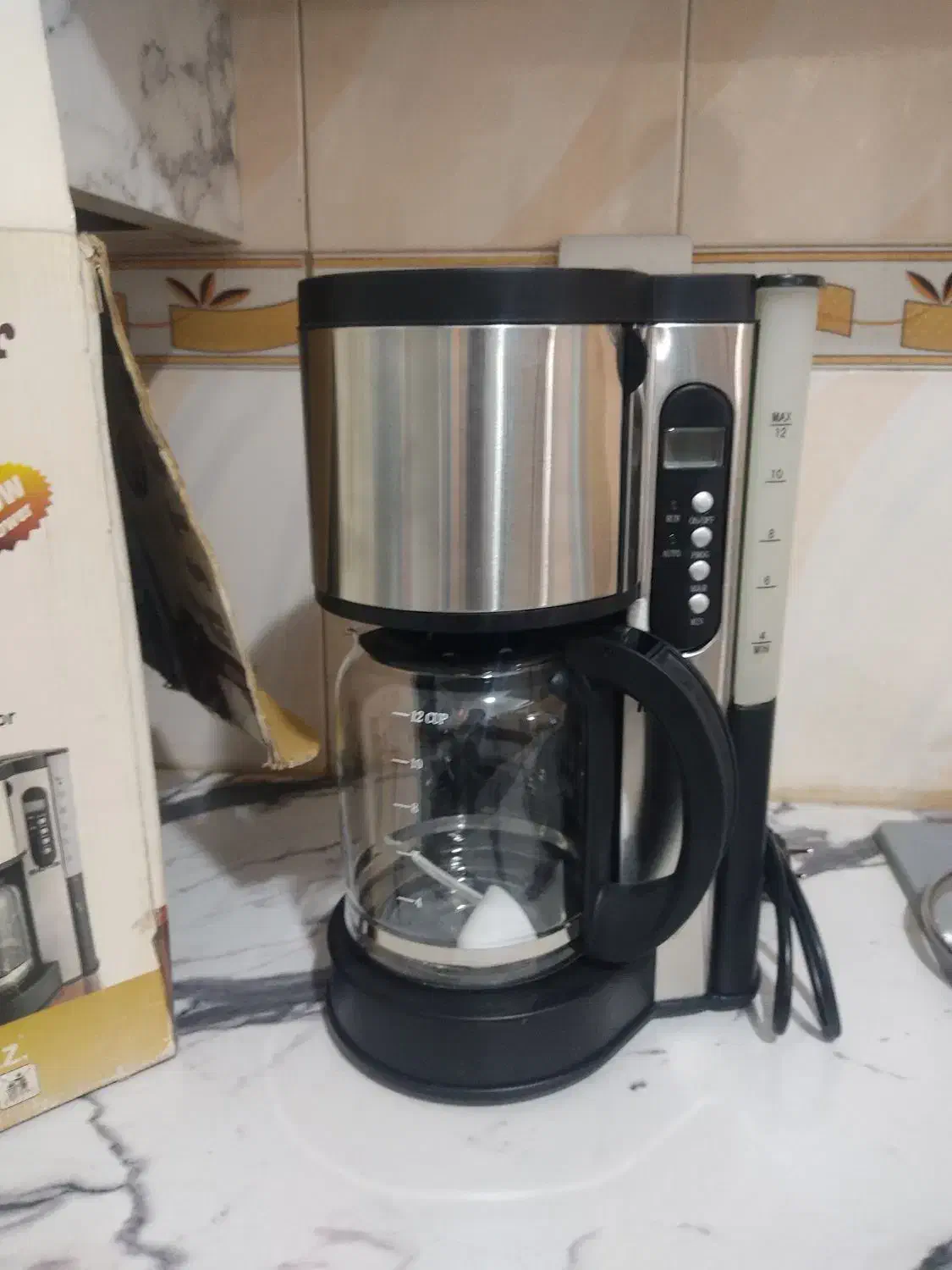 قهوه ساز نو با جعبه|سماور، چای‌ساز، قهوه‌ساز|اسلام‌شهر, شهرک قائمیه|دیوار