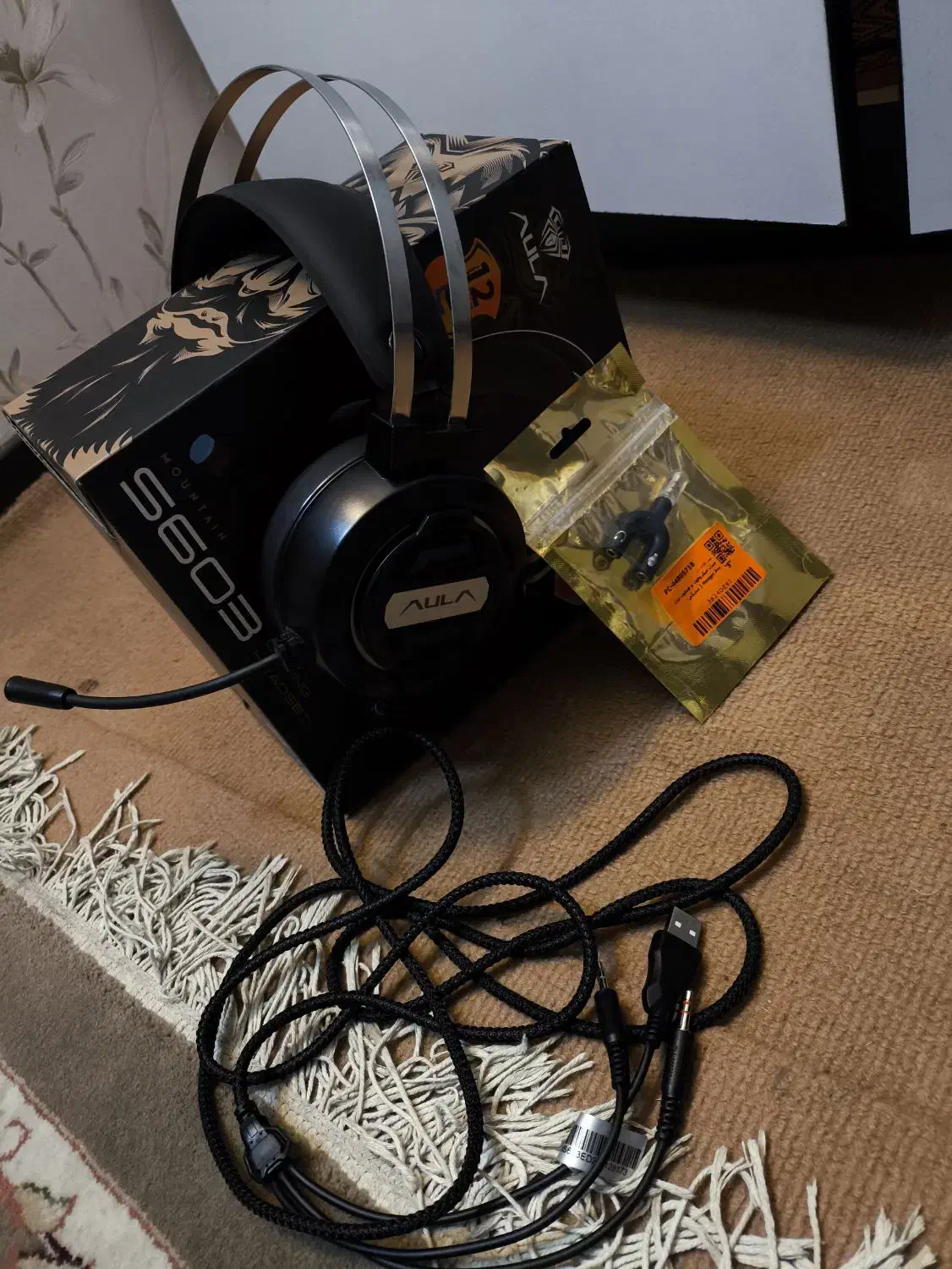 هدست گیمینگ aula s603|قطعات و لوازم جانبی رایانه|اصفهان, عباس‌آباد|دیوار