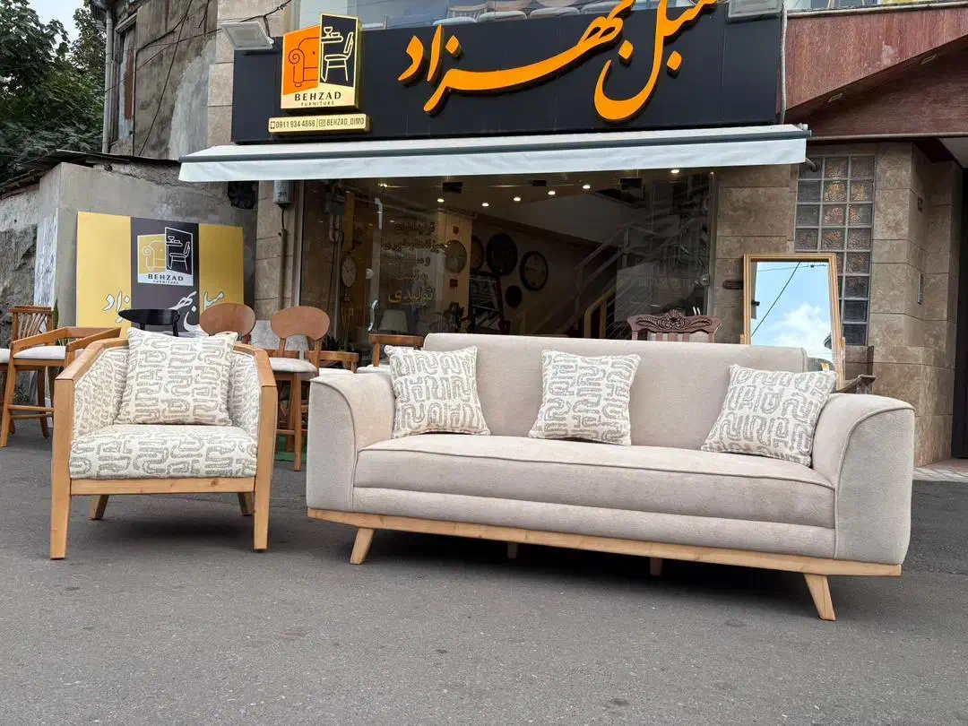 تولید مبل مدل رستا ۸ نفره|مبلمان خانگی و میز عسلی|رشت, چله خانه|دیوار