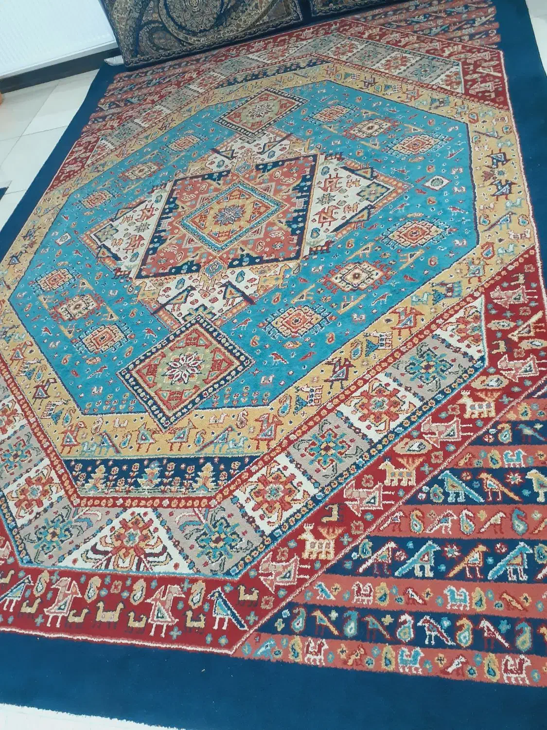 فرش ۹ متری|فرش|گرگان, |دیوار