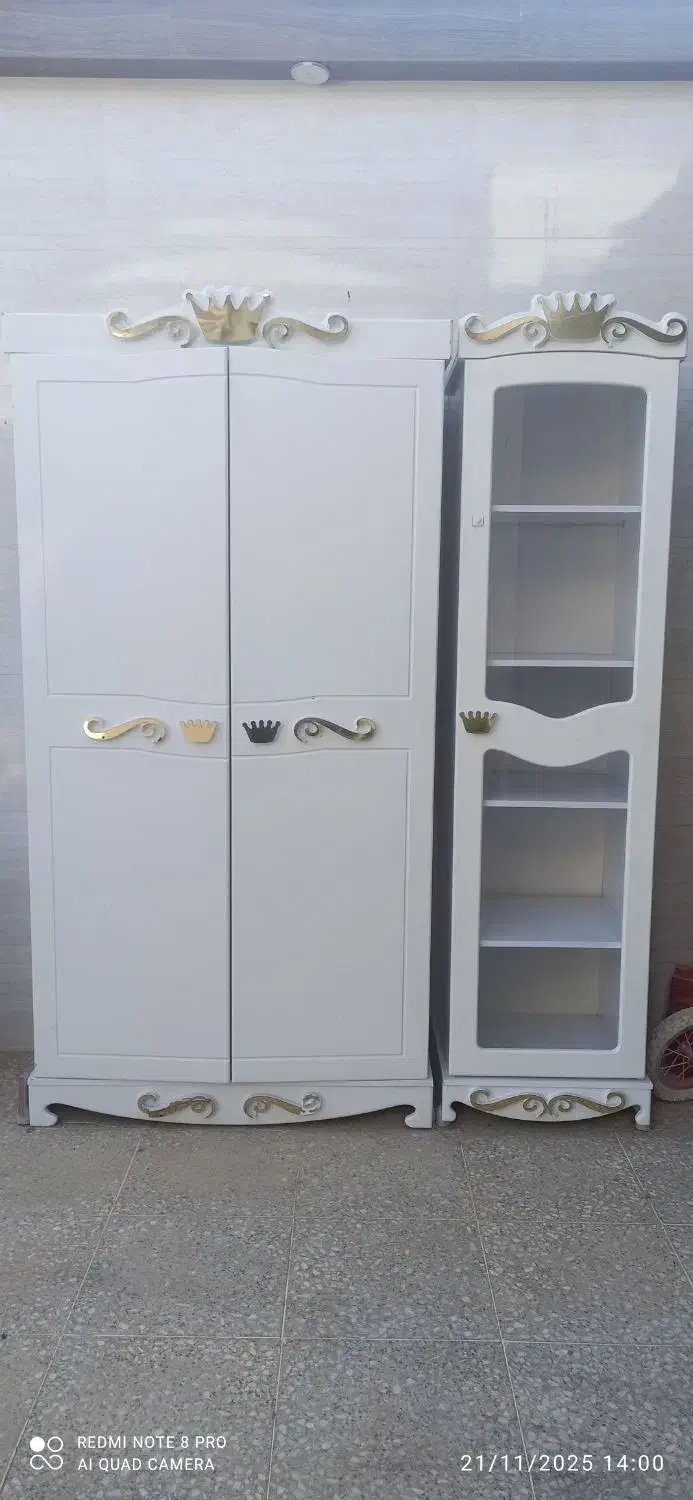 سرویس کمد،بوفه و تخت خواب نو جوان|تخت و سرویس خواب|رونیز, |دیوار