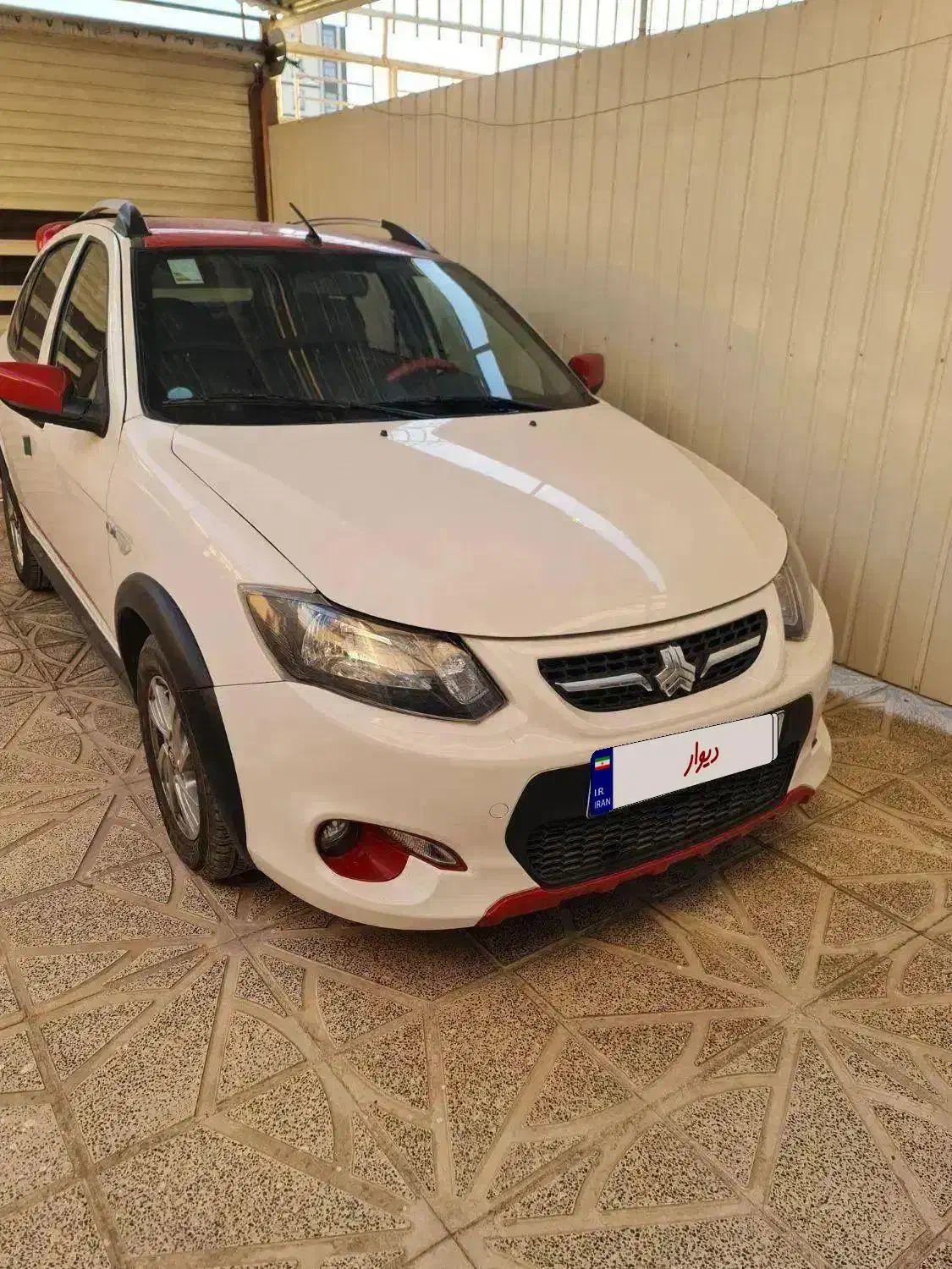 کوییک R سفید قرمز اتومات آپشنال|خودرو سواری و وانت|کرمانشاه, |دیوار
