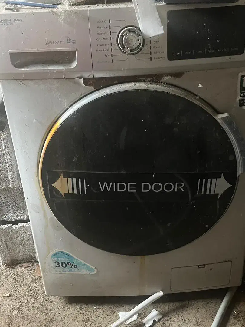 برقی|ماشین لباسشویی و خشک‌کن لباس|چاف و چمخاله, |دیوار