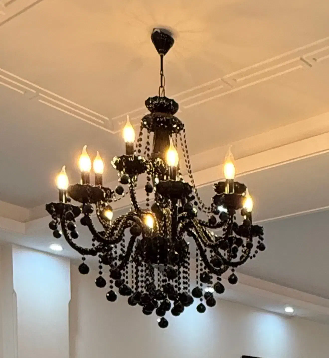 لوستر باکارات مشکی|لوستر و چراغ آویز|تهران, آذری|دیوار