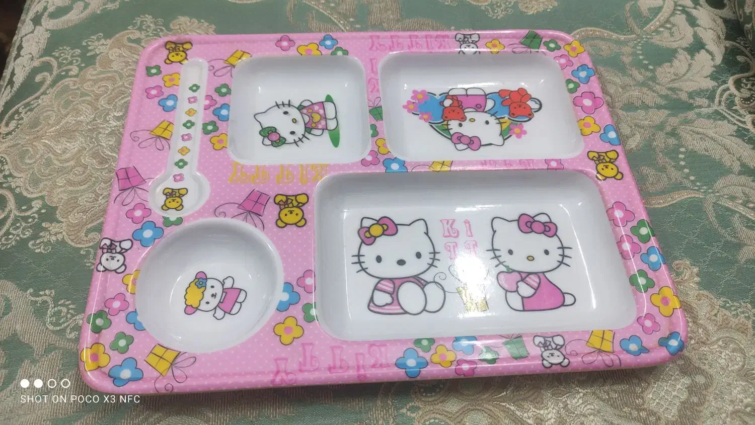 ظرف پنج قسمتی غذا خوری کودک|اسباب و اثاث بچه|طرقبه, |دیوار