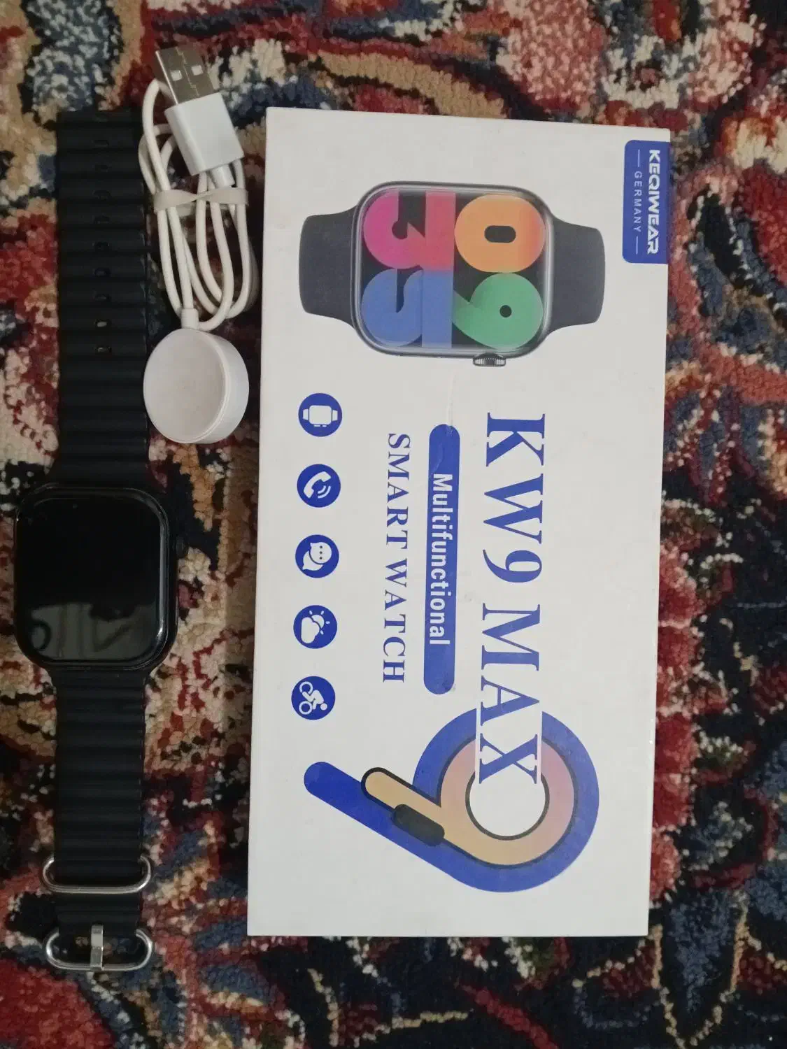 ساعت هوشمند مدلKW9 MAX|ساعت|بروجرد, |دیوار