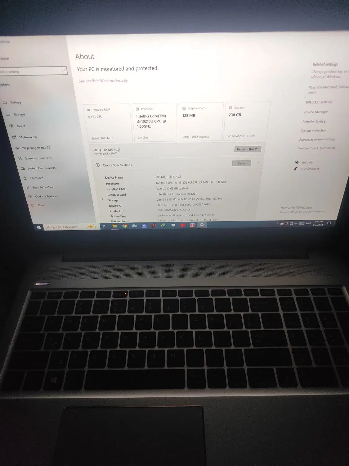 لپتاپ ویندوز 10 64 بیت hp|رایانه همراه|قم, اسمعیل آباد|دیوار