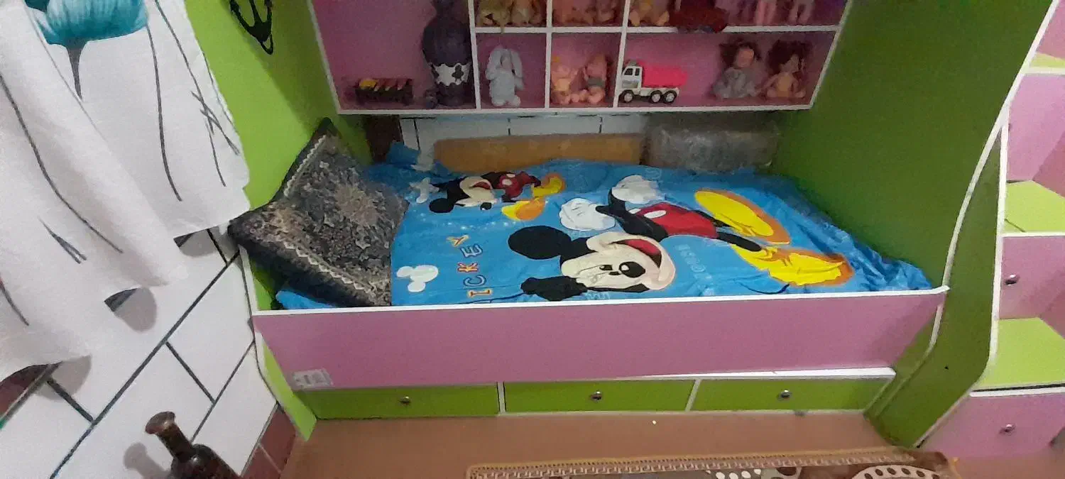 تخت خواب دو طبقه|تخت و سرویس خواب|فریدونشهر, |دیوار