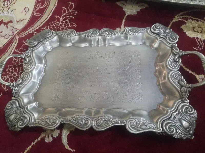 سینی چای|ظروف سرو و پذیرایی|قم, قلعه کامکار|دیوار