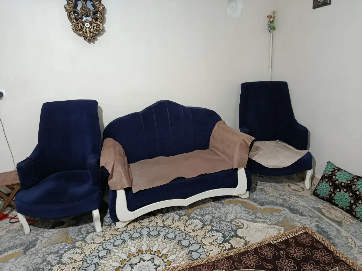یک دست مبل 7نفره|مبلمان خانگی و میز عسلی|وحیدیه, |دیوار