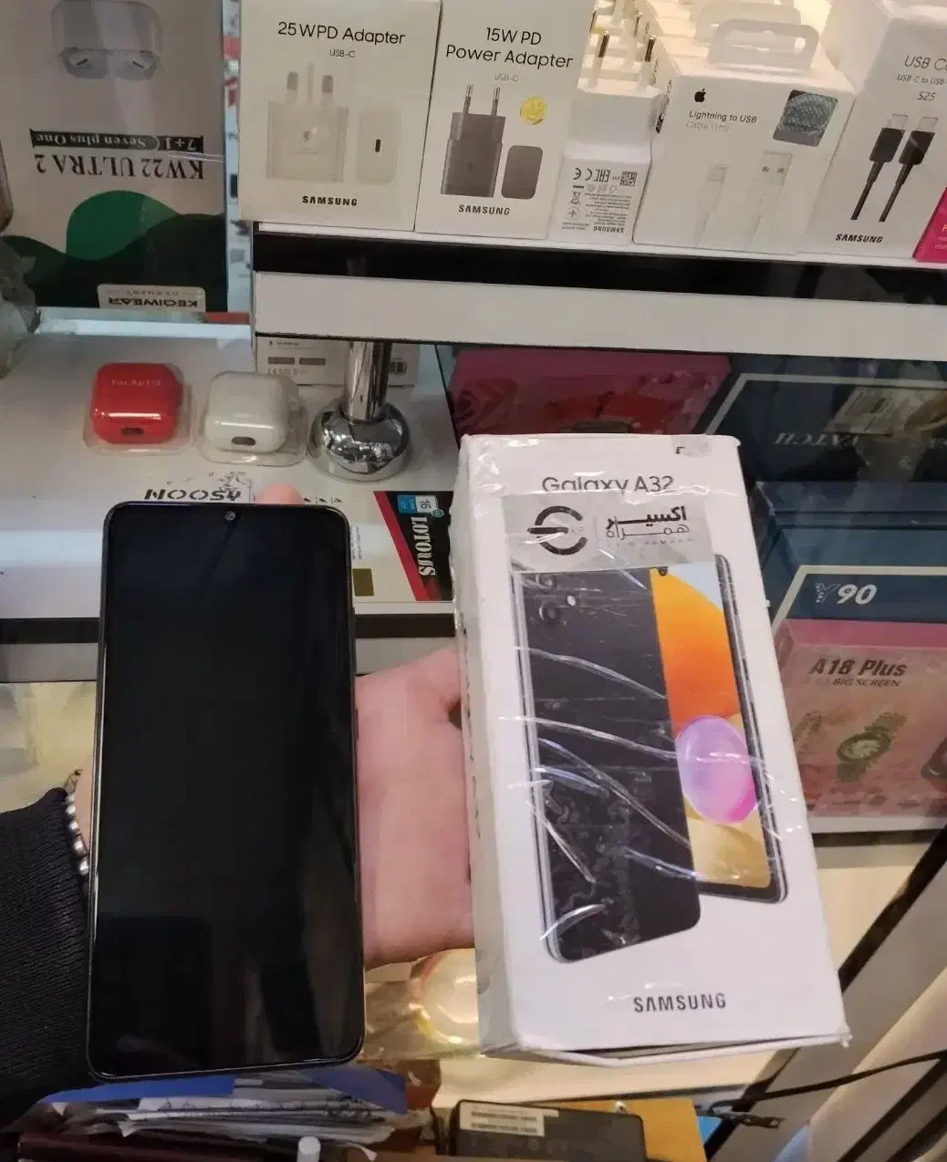 گوشی سامسونگ A32/حافظه128رام6درحدآک/موبایل مختاری|موبایل|قرچک, مهدیه|دیوار