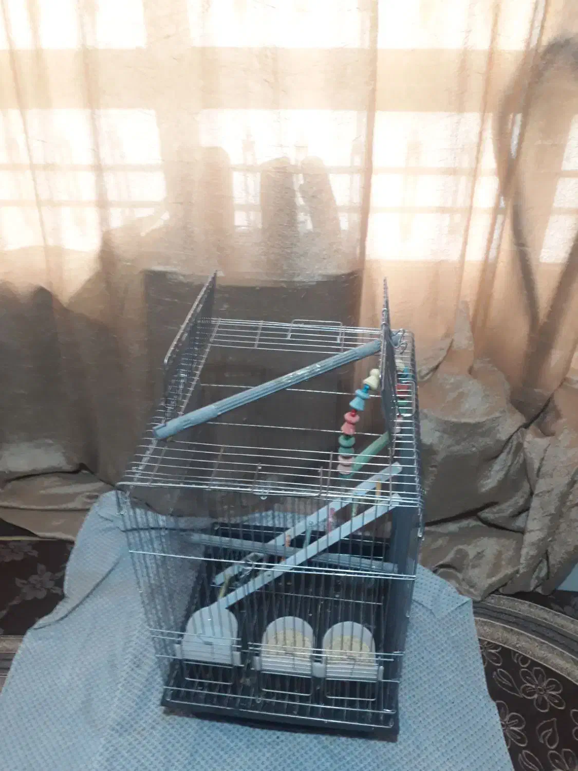 یک عدد قفس بزرگ ۹۰۰|لوازم جانبی حیوانات|قم, باغ کرباسی|دیوار