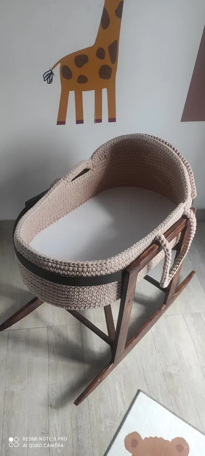 کریر نیمه سایه بان نوزاد رنگ نسکافه ای در حد نو|کالسکه و لوازم جانبی|چالوس, |دیوار