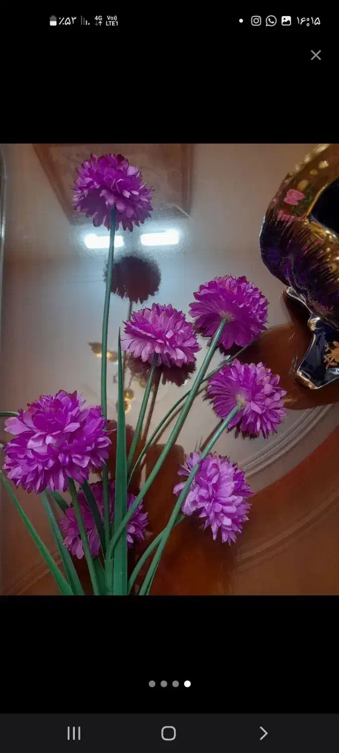 گلدان قدیمی و سنگین|گل مصنوعی|زنجان, |دیوار