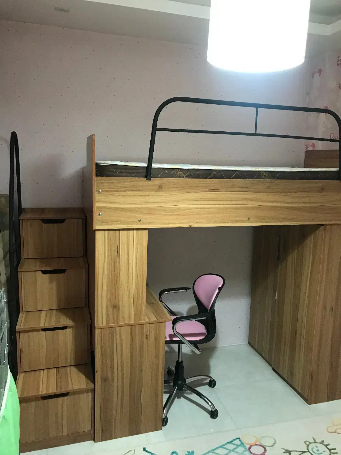 سرویس خواب کودک و نوجوان طبقاتی|تخت و سرویس خواب|هشتگرد, شهرک بعثت|دیوار