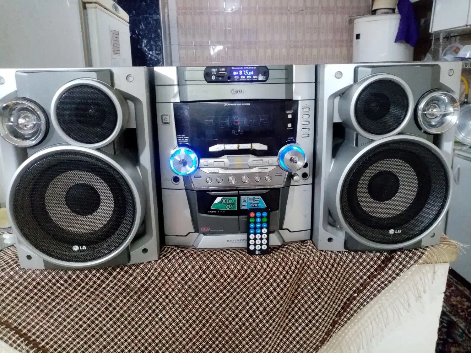 ظبط دی وی دی فلش خور بلوتوث  ال‌جی|سیستم صوتی خانگی|مشهد, عامل|دیوار