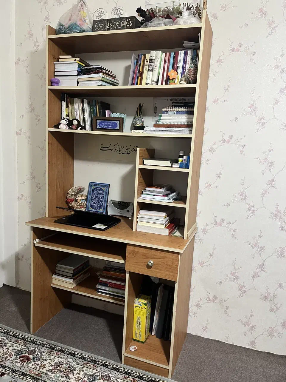 میز کامپیوتر و کتابخانه|میز تحریر و کامپیوتر|مشهد, صیاد شیرازی|دیوار