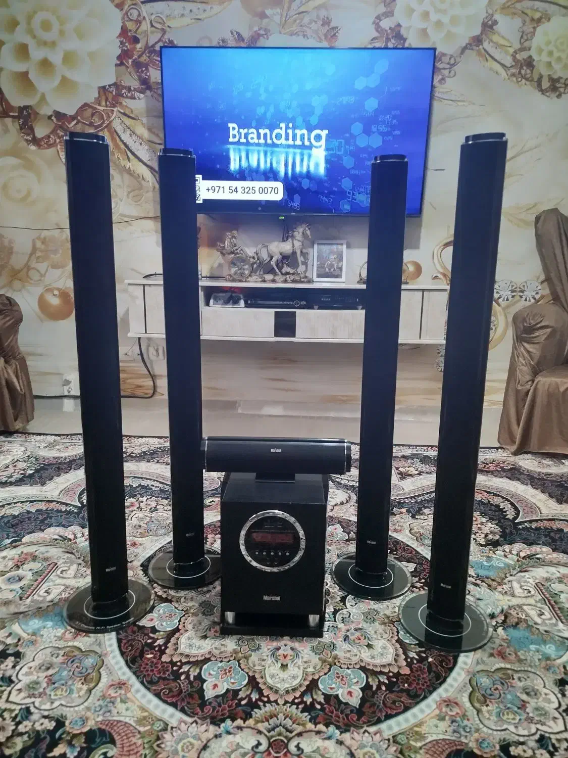 صوتی وتصویری|سیستم صوتی خانگی|اشتهارد, |دیوار