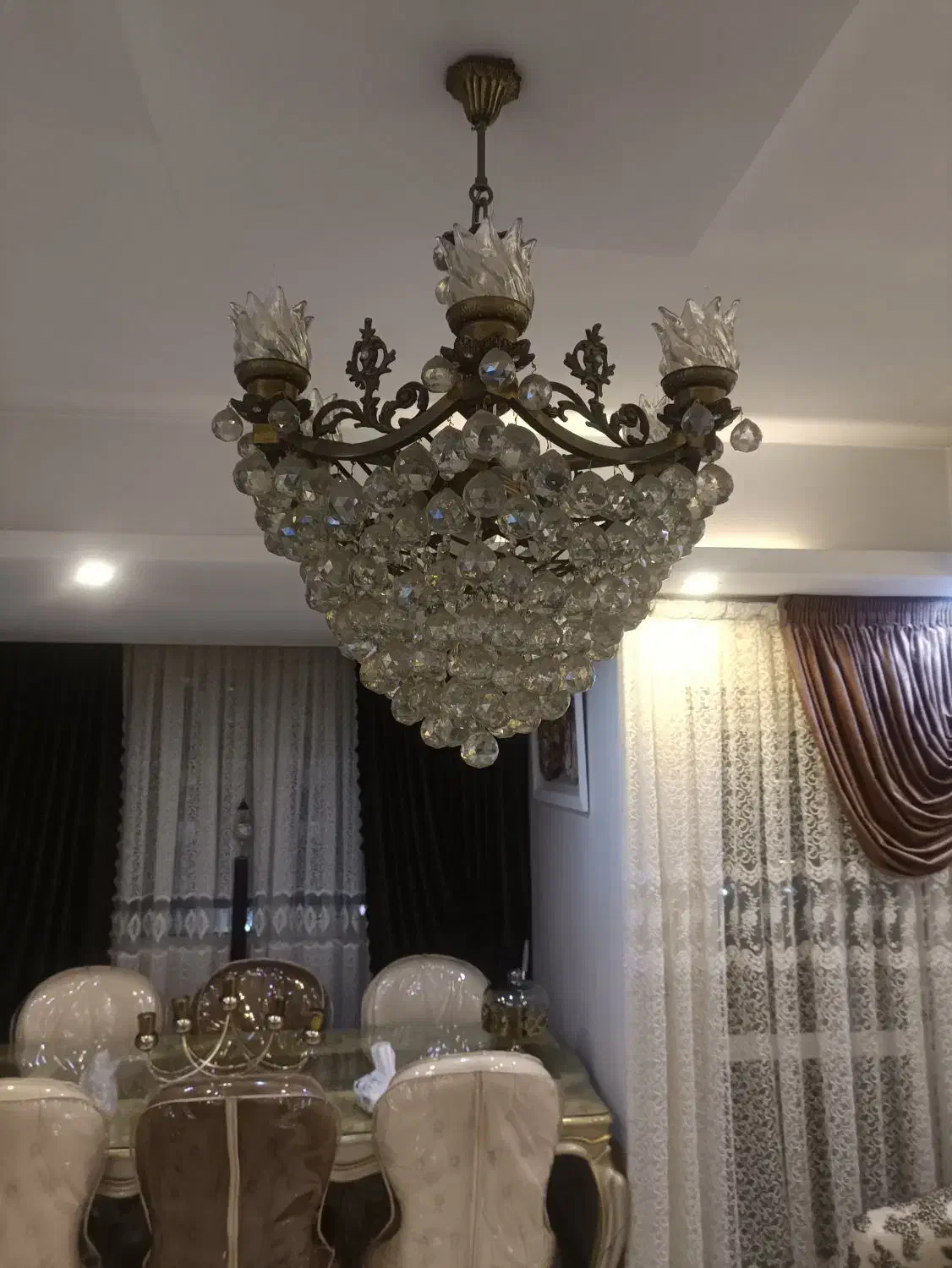 لوستر|لوستر و چراغ آویز|تهران, کوهک|دیوار