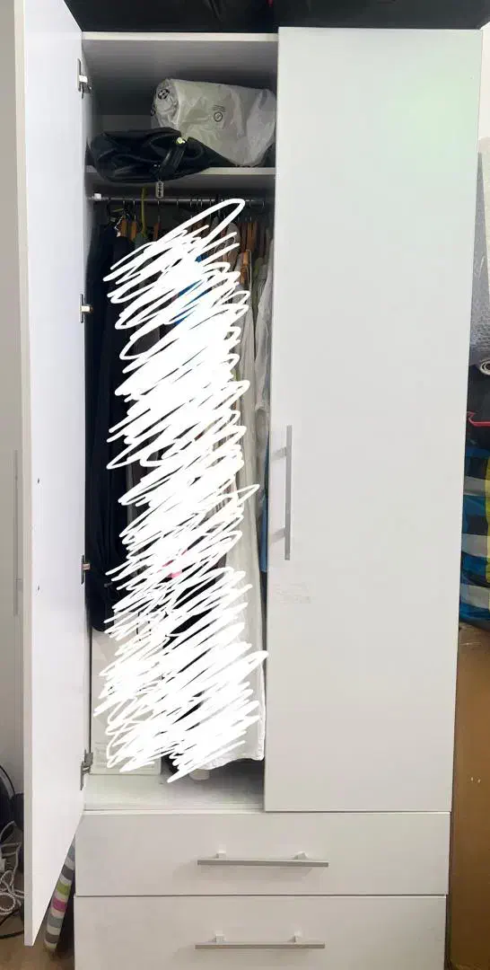 کمد لباس در حد نو|جاکفشی، کمد، دراور|کیش, |دیوار