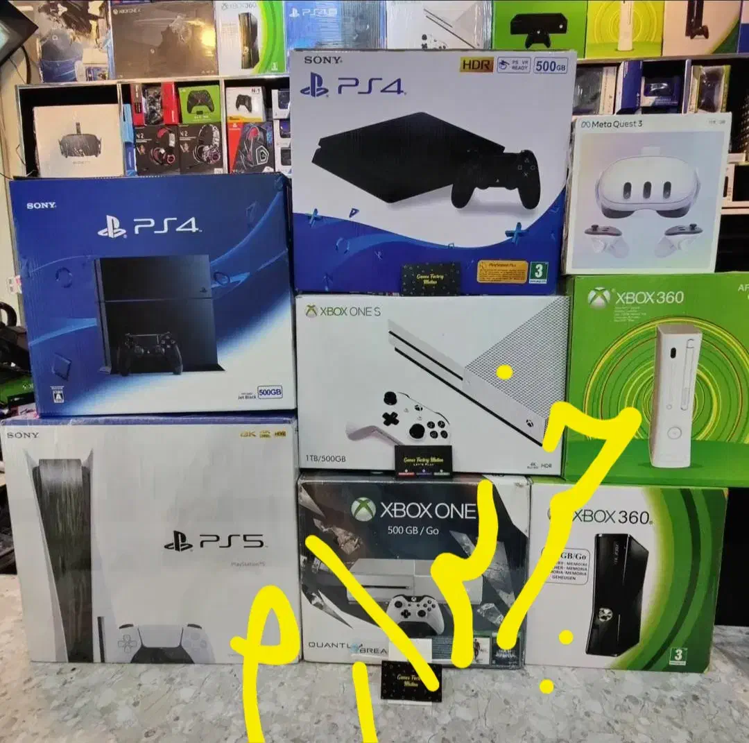 خریدار فروش پلی استیشن ۱ ۲ ۳ ۴ ۵ ps همه مدل Xbox|کنسول، بازی ویدئویی و آنلاین|اسلام‌شهر, شهرک سالور|دیوار