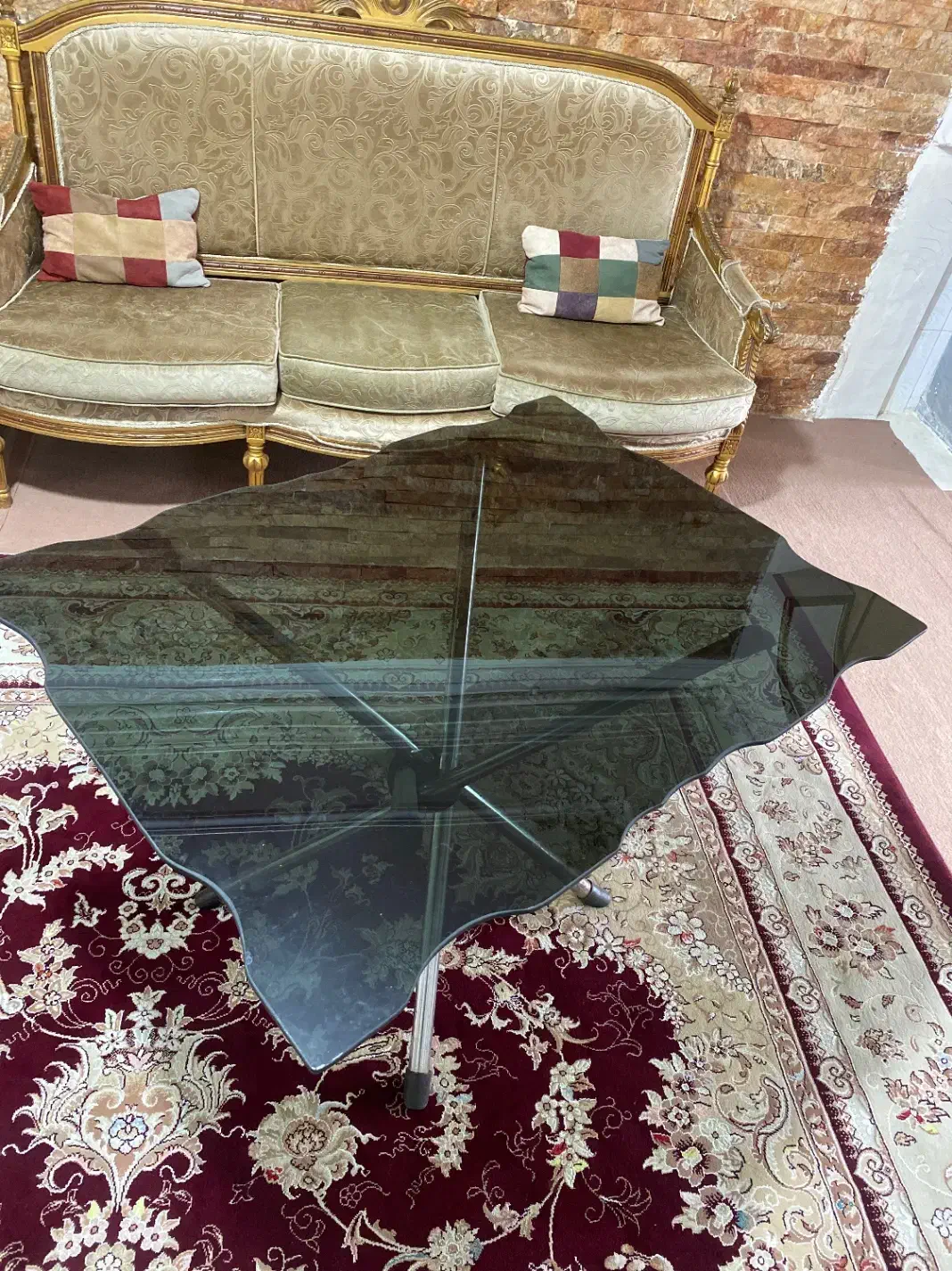 میز شیشه ای|میز و صندلی غذاخوری|شیرگاه, |دیوار