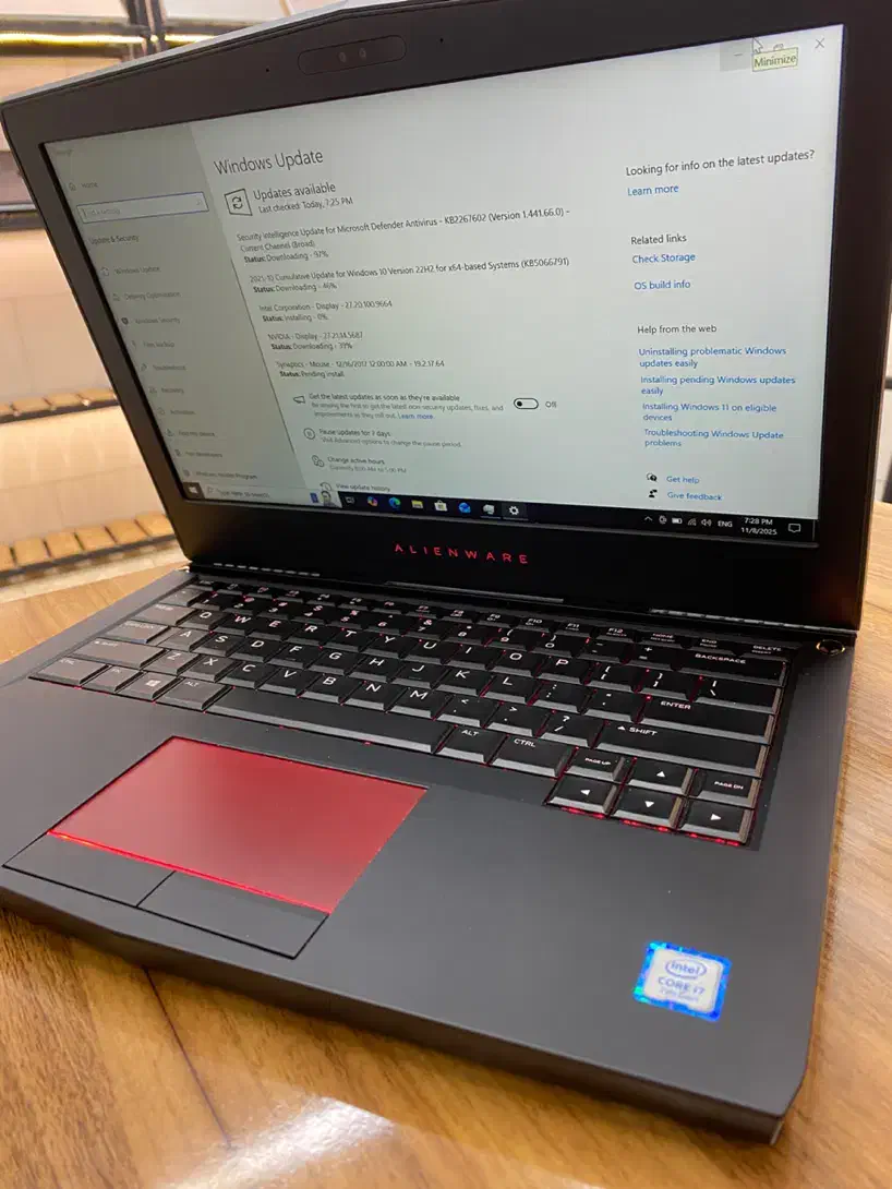 لپ تاپ گیم و طراحی Dell Alinware 6G گرافیک|رایانه همراه|خمینیشهر, |دیوار