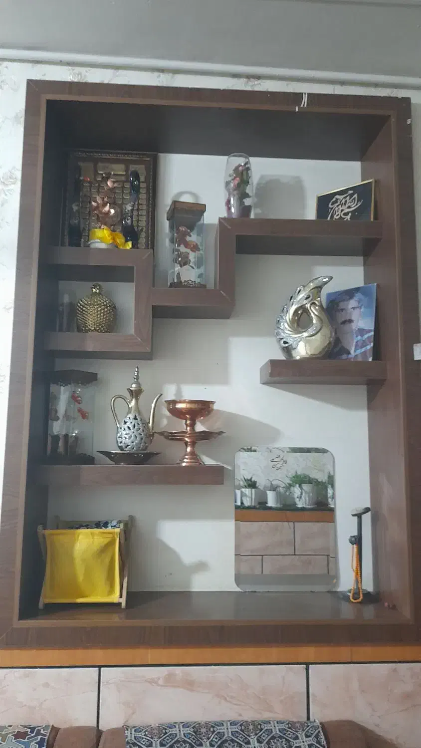 ۲عددشلف دیواری|کتابخانه، شلف، قفسه‌های دیواری|کرمان, |دیوار