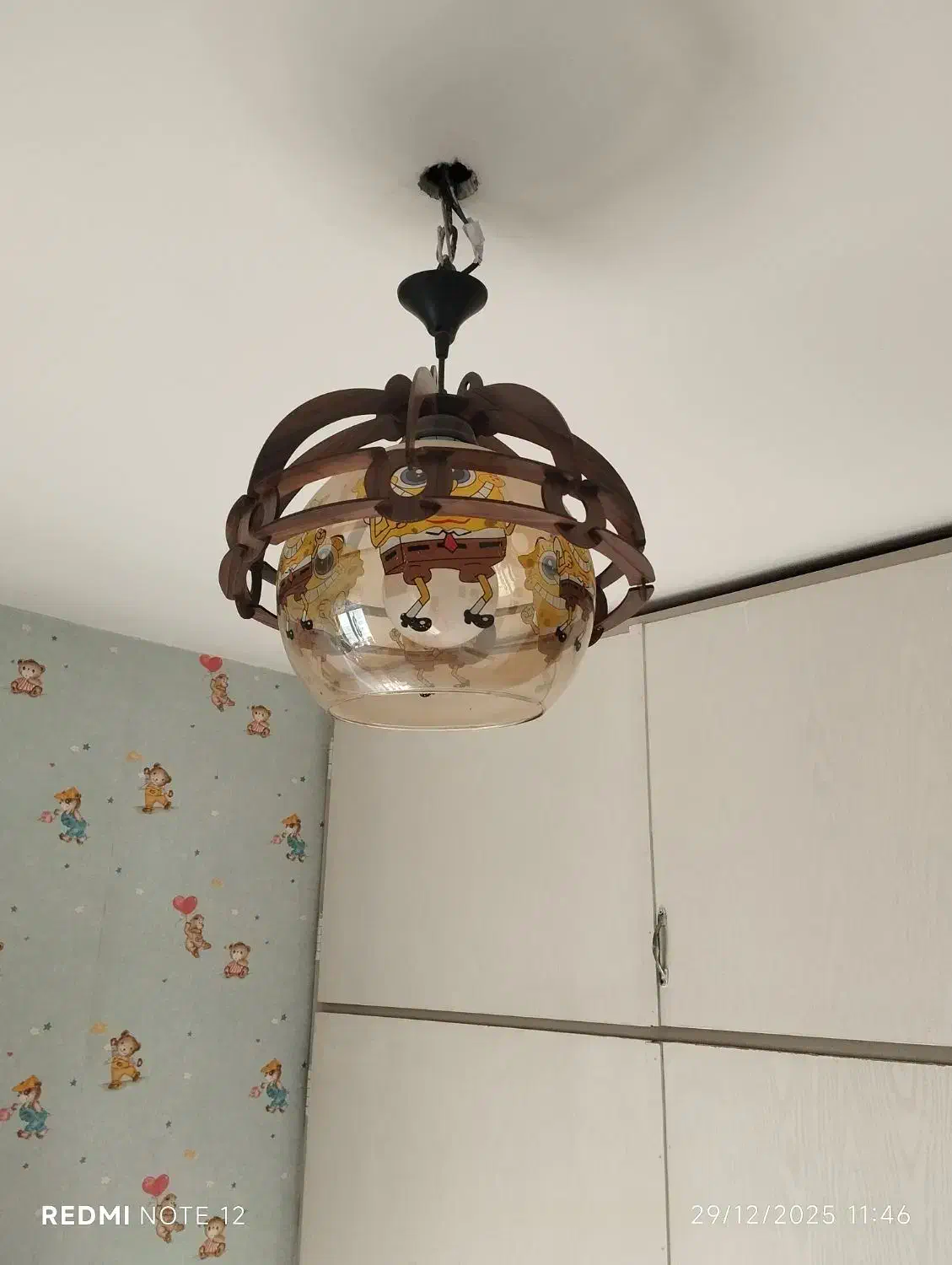 لوستر چوبی|لوستر و چراغ آویز|یزد, |دیوار