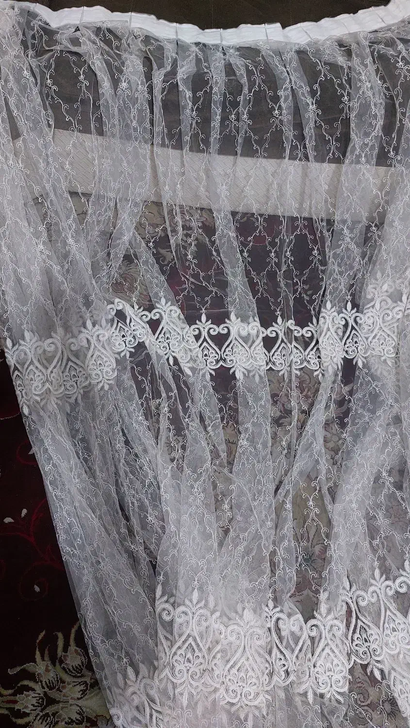 پرده توری زیبا و شیک|پرده، رانر، رومیزی|تهران, هفت حوض|دیوار